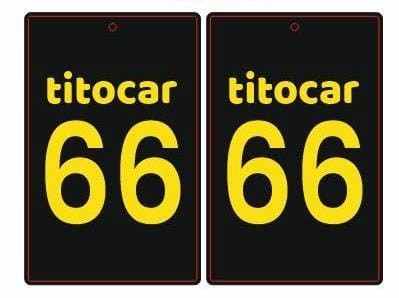 TitoCar 66 Plaka Bubble Gum Asma Koku