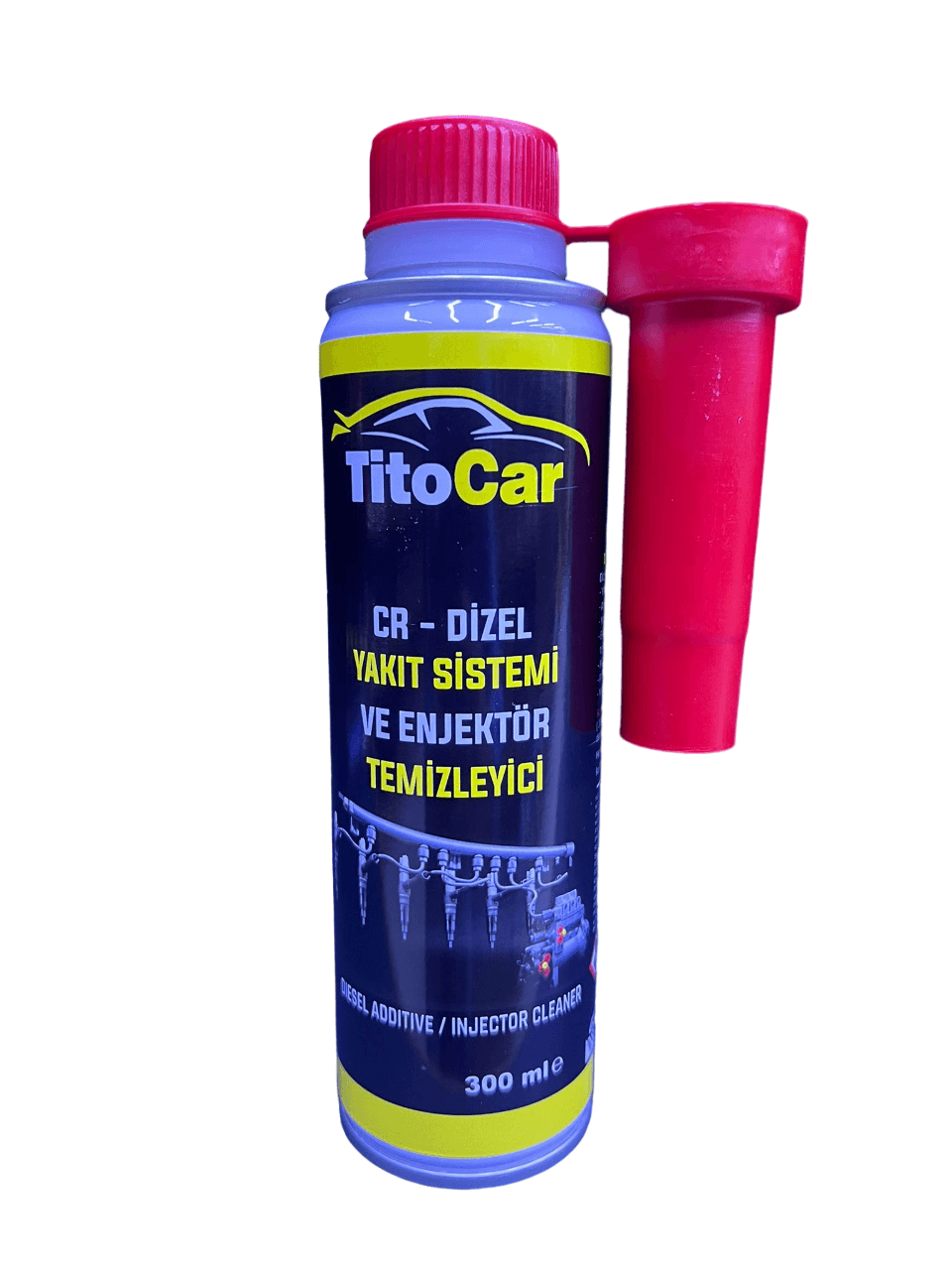 TitoCar Cr-Dizel Yakıt Sistemi Ve Enjektör Temizleyici 300 ml