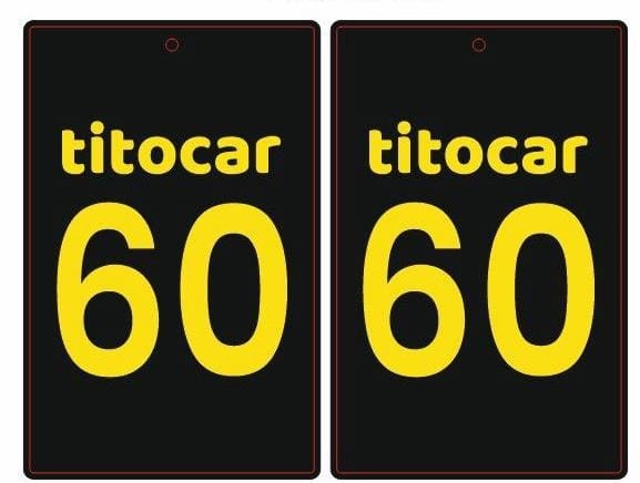 TitoCar 60 Plaka Bubble Gum Asma Koku