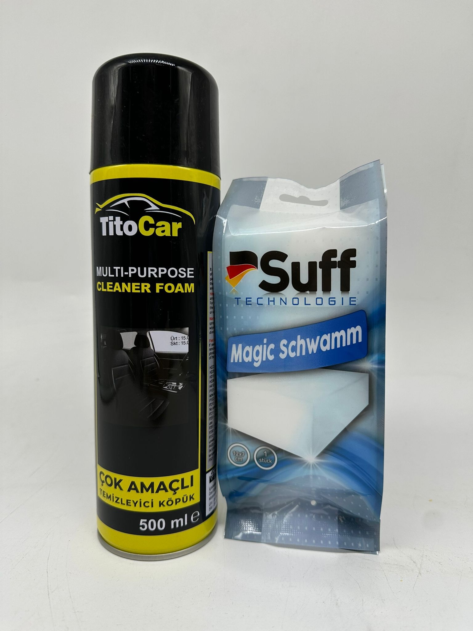 TitoCar Çok Amaçlı Köpük Temizleyici Köpük & Sihirli Sünger