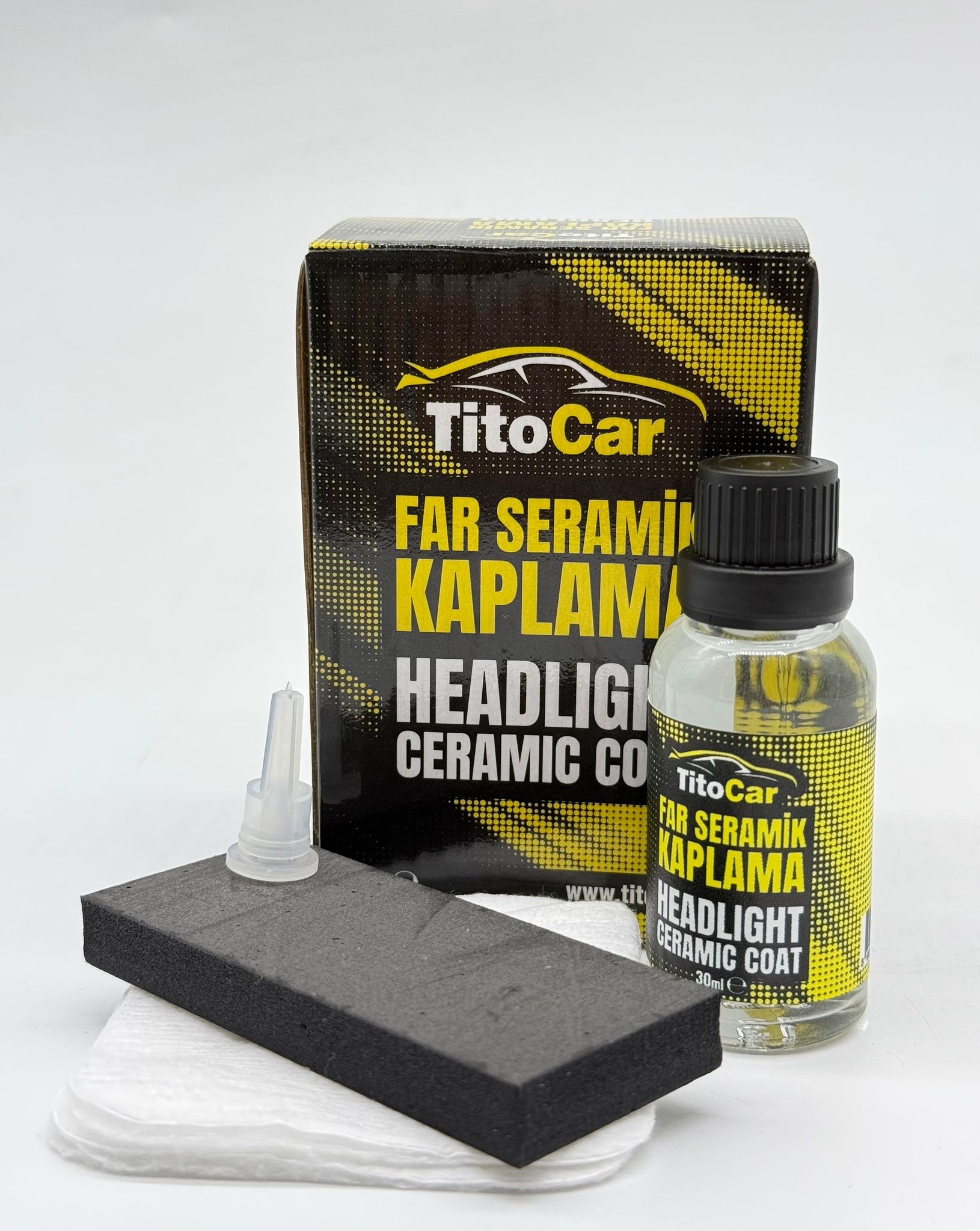 TitoCar Headlıght Ceramıc Coat Far Seramik Kaplama 50ml