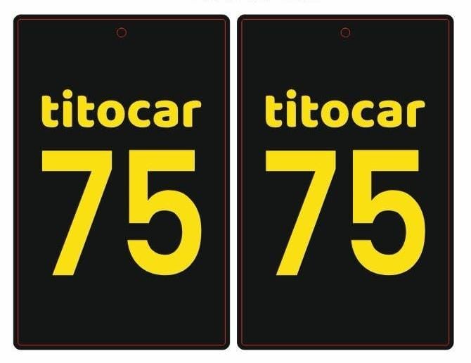 TitoCar 75  Plaka Bubble Gum Asma Koku