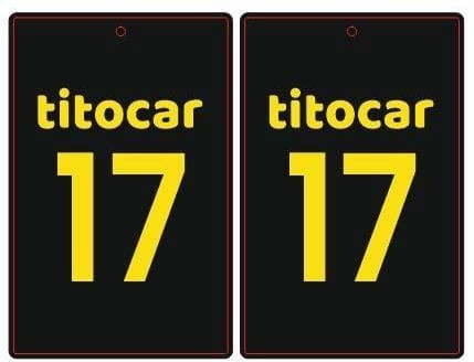 TitoCar 17 Plaka Bubble Gum Asma Koku