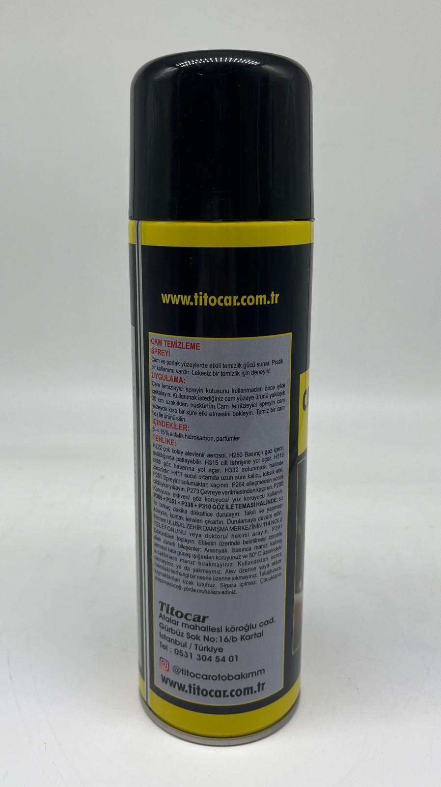 TitoCar Cam Temizleme Spreyi 500 ml