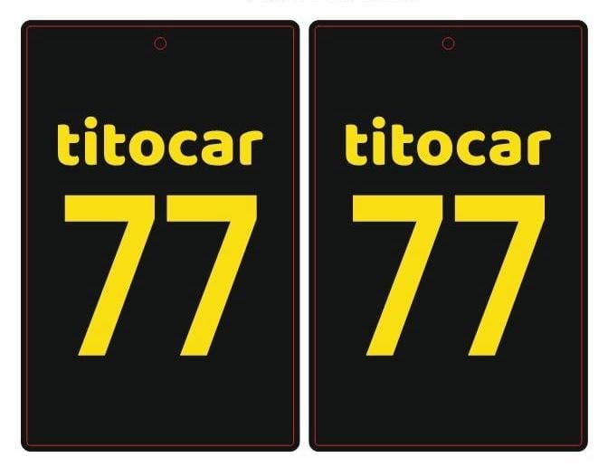 TitoCar 77 Plaka Bubble Gum Asma Koku