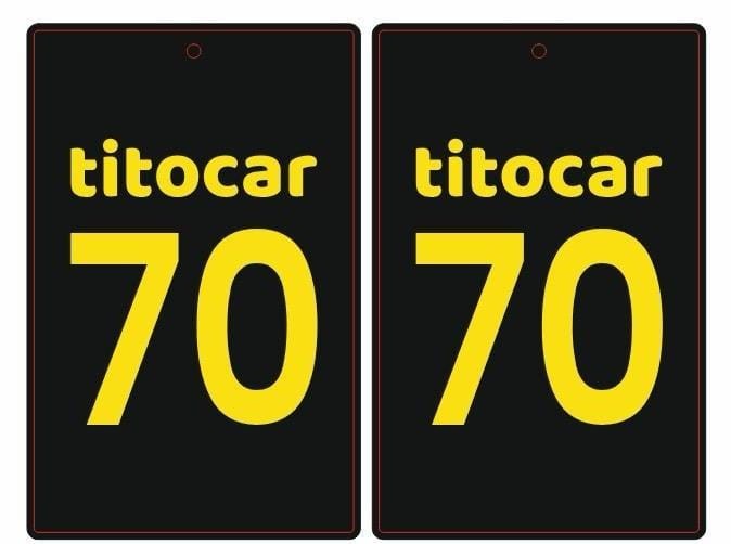 TitoCar 70 Plaka Bubble Gum Asma Koku 