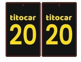TitoCar 20 Plaka Bubble Gum Asma Koku 