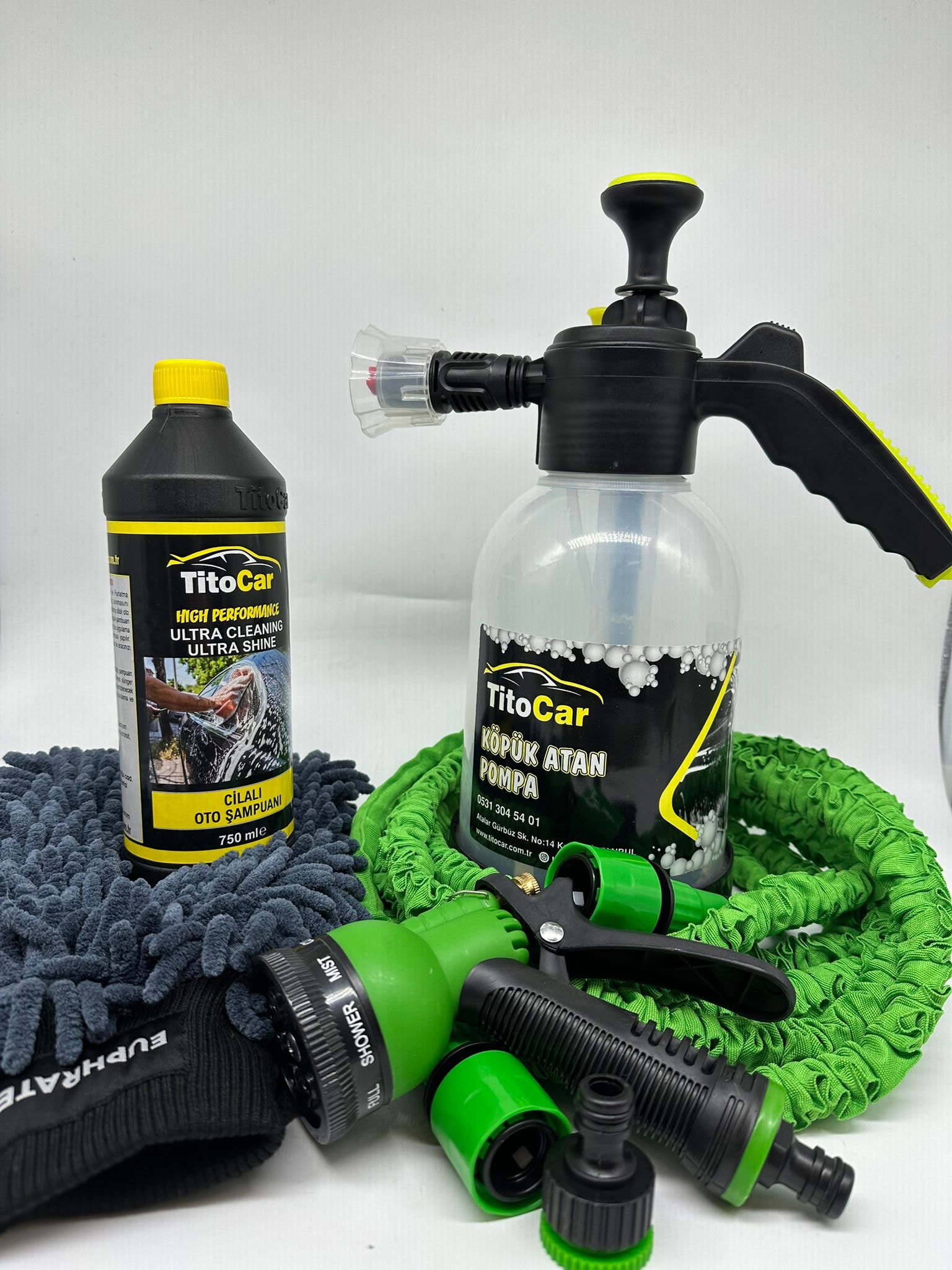 TitoCar Köpük Show Araç Yıkama Kiti
