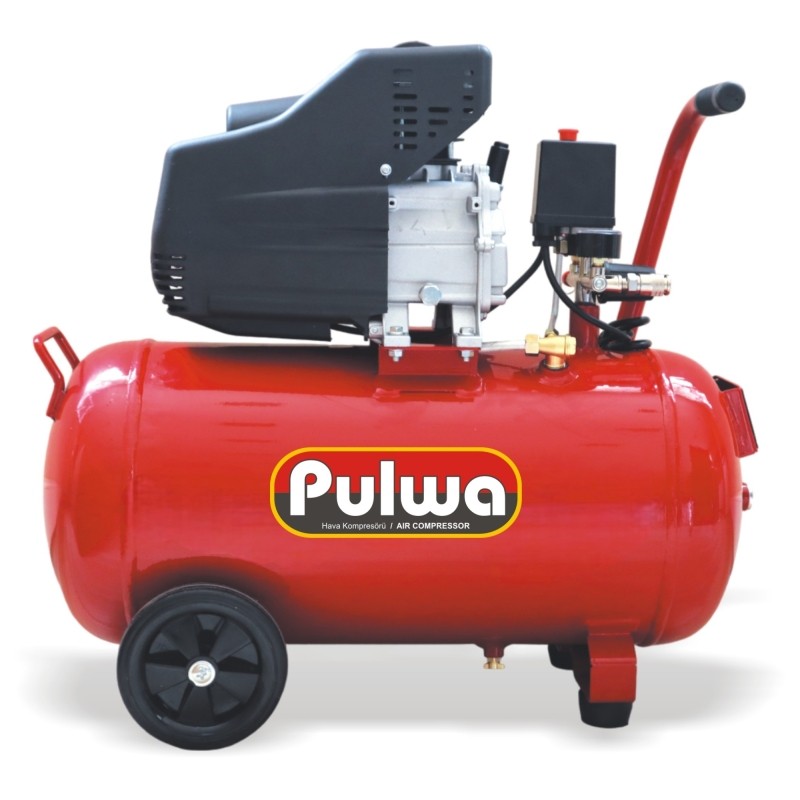 Pulwa E-50 Pistonlu Hava Kompresörü 