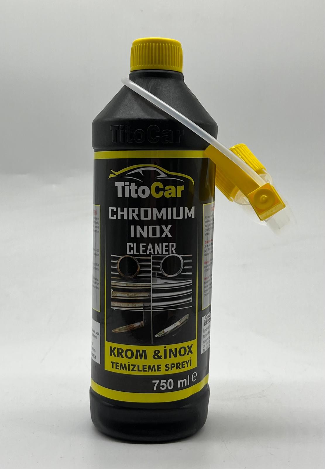 TitoCar Krom&İnox Temizleme Sıvısı 750 ml