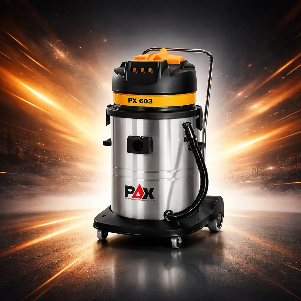 Pax PX-603 Islak Kuru (Hazneli) Süpürge 3 Motorlu