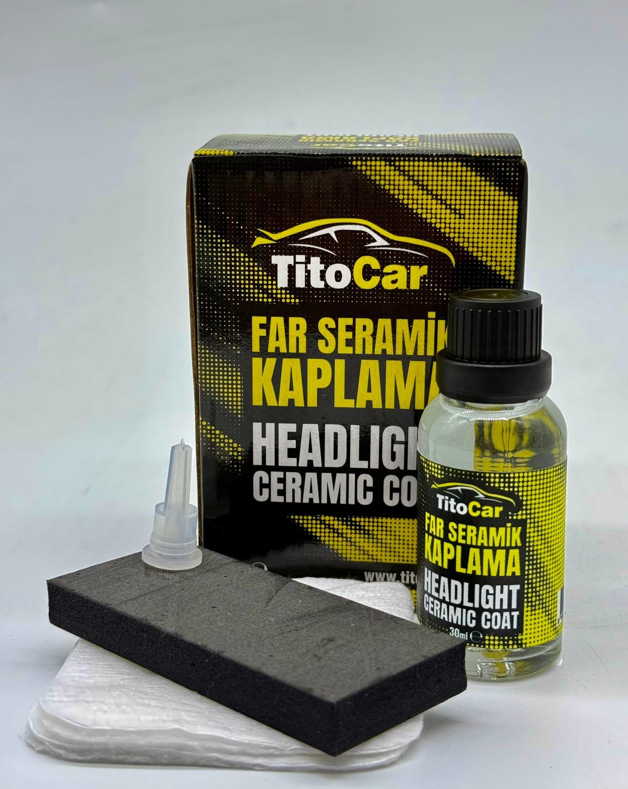 TitoCar Headlıght Ceramıc Coat Far Seramik Kaplama 50ml