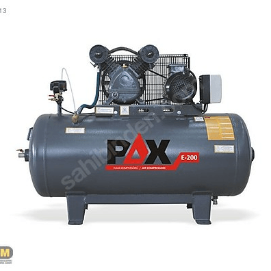Pax PX E-200T Pistonlu Hava Kompresörü Trifaz 200lt