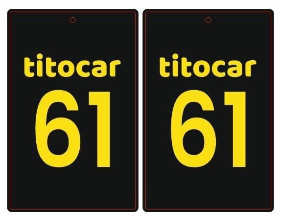 TitoCar 61 Plaka Bubble Gum Asma Koku 