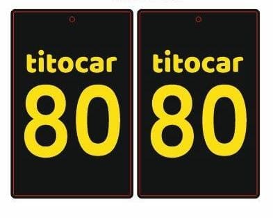 TitoCar 80 Plaka Bubble Gum Asma Koku