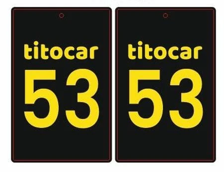 TitoCar 53 Plaka Bubble Gum Asma Koku