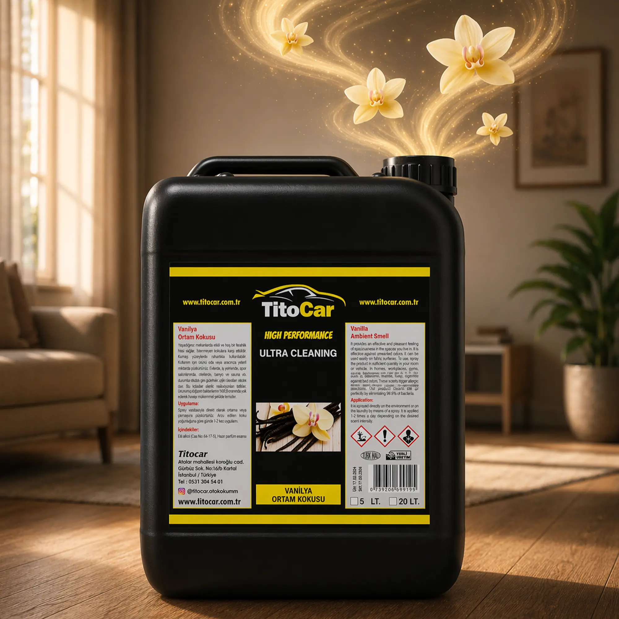 TitoCar Vanilya Ortam Kokusu 5lt