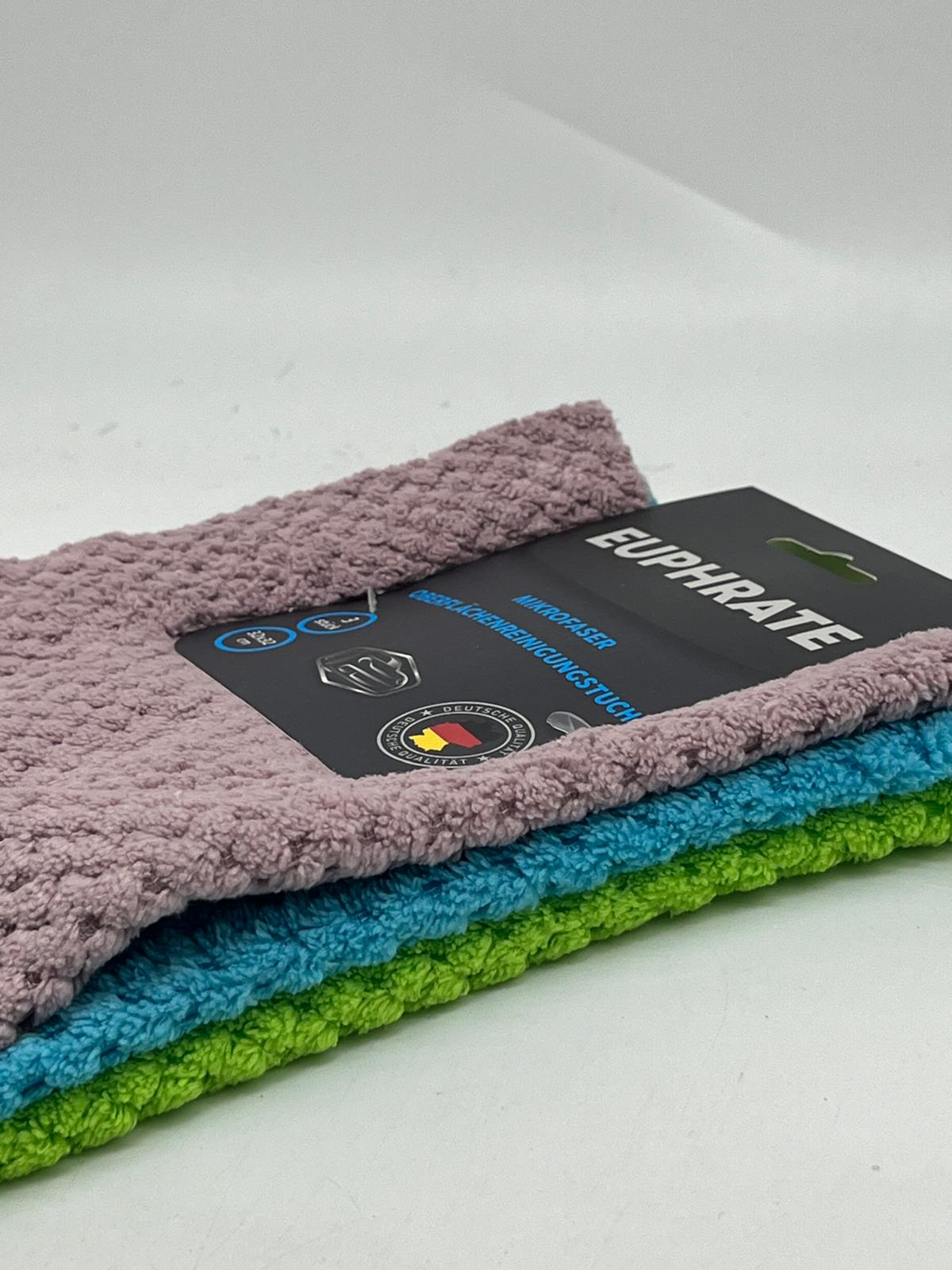 Euphrate Kfz 3'lü Fırsat Mikrofiber Cila Bezi Desenli 32x32cm (E31-3232-250)