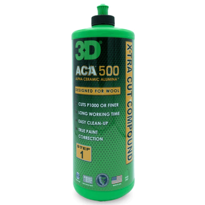 3D ACA 500 X-TRA Cut Compound Extreme - Ağır Çizik Giderici Pasta 946 ml