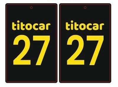 TitoCar 27 Plaka Bubble Gum Asma Koku
