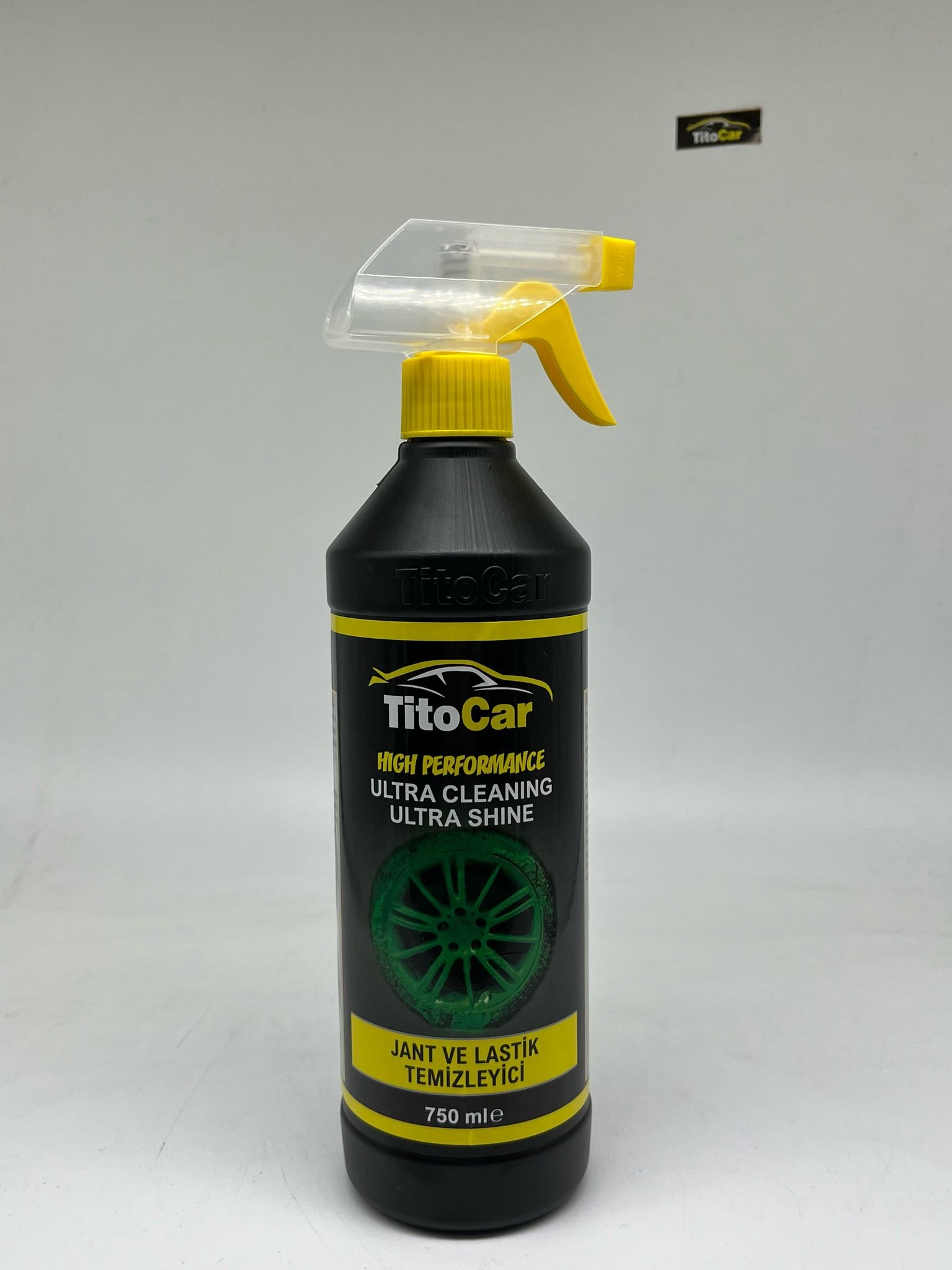 TitoCar Yeşil Renk Jant Ve Lastik Temizleme Sıvısı 750 ml 