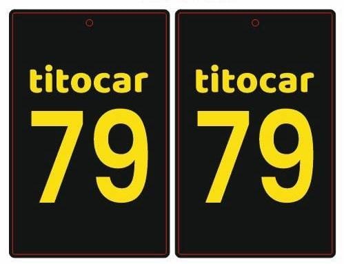 TitoCar 79 Plaka Bubble Gum Asma Koku