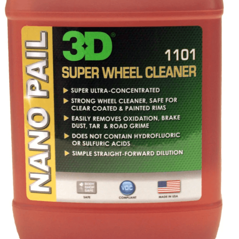 3D 1101 Nano Drum Super Wheel Cleaner - Süper Jant Temizleyici 3.78lt
