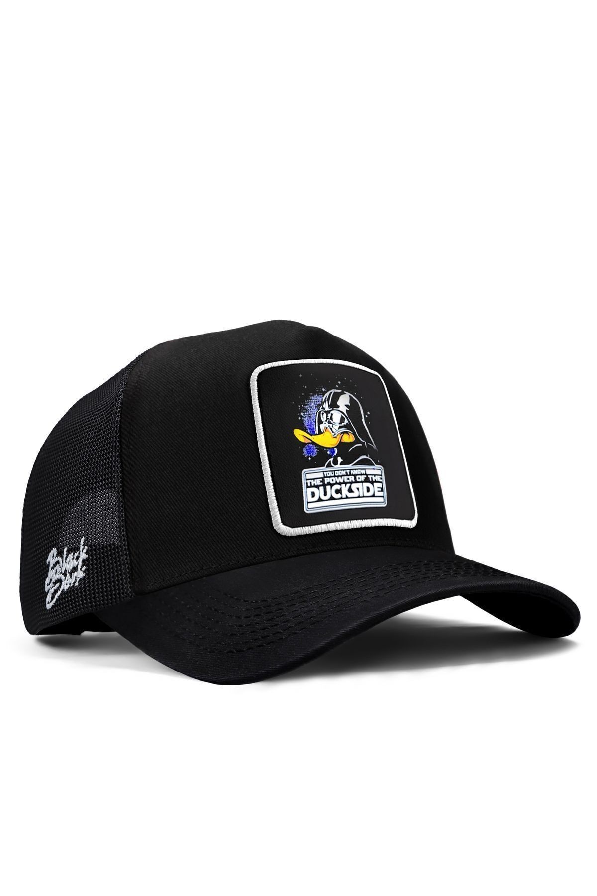 Duckside Logolu Siyah Trucker Şapka