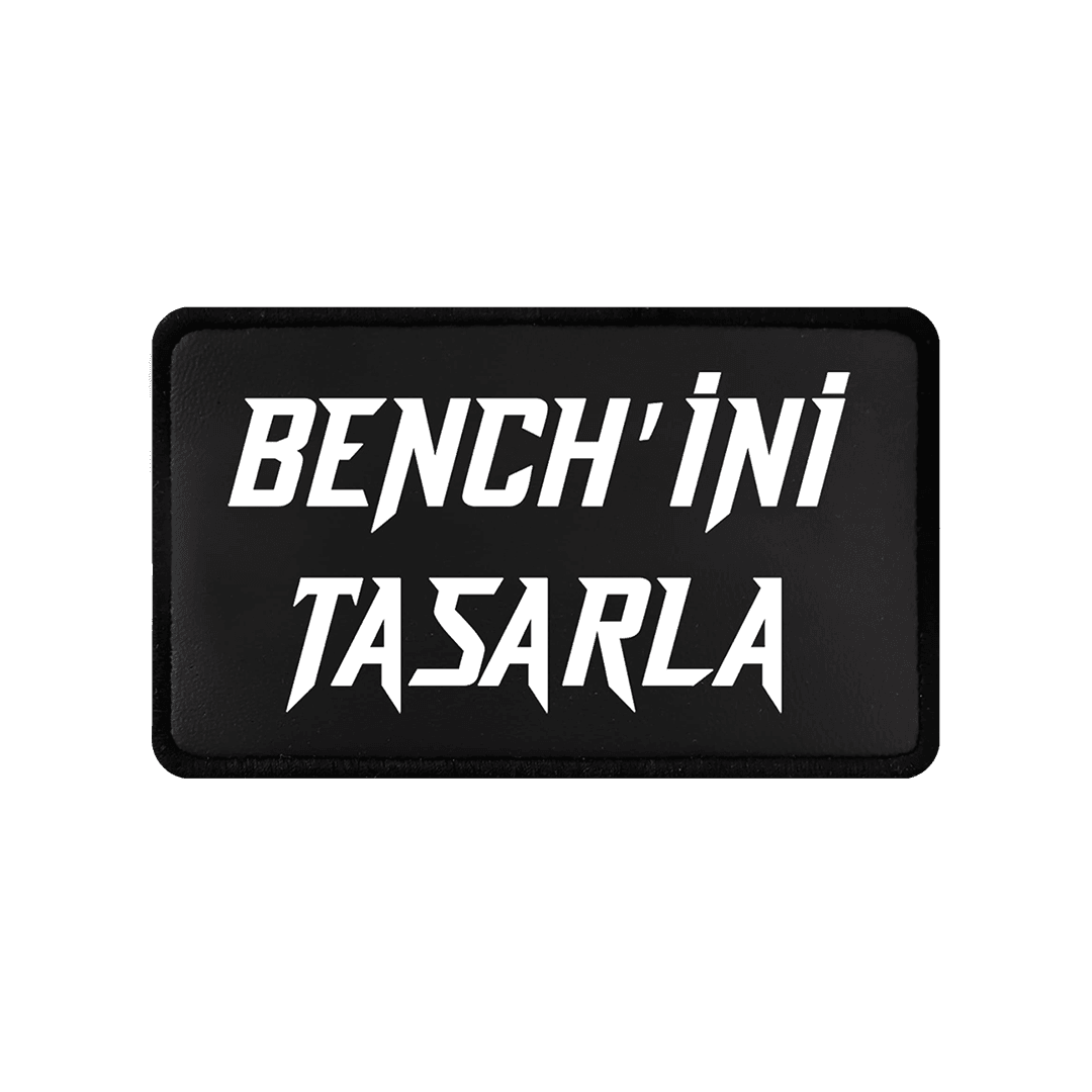 V2  Benchini Tasarla Unisex Siyah Bench (Patch)