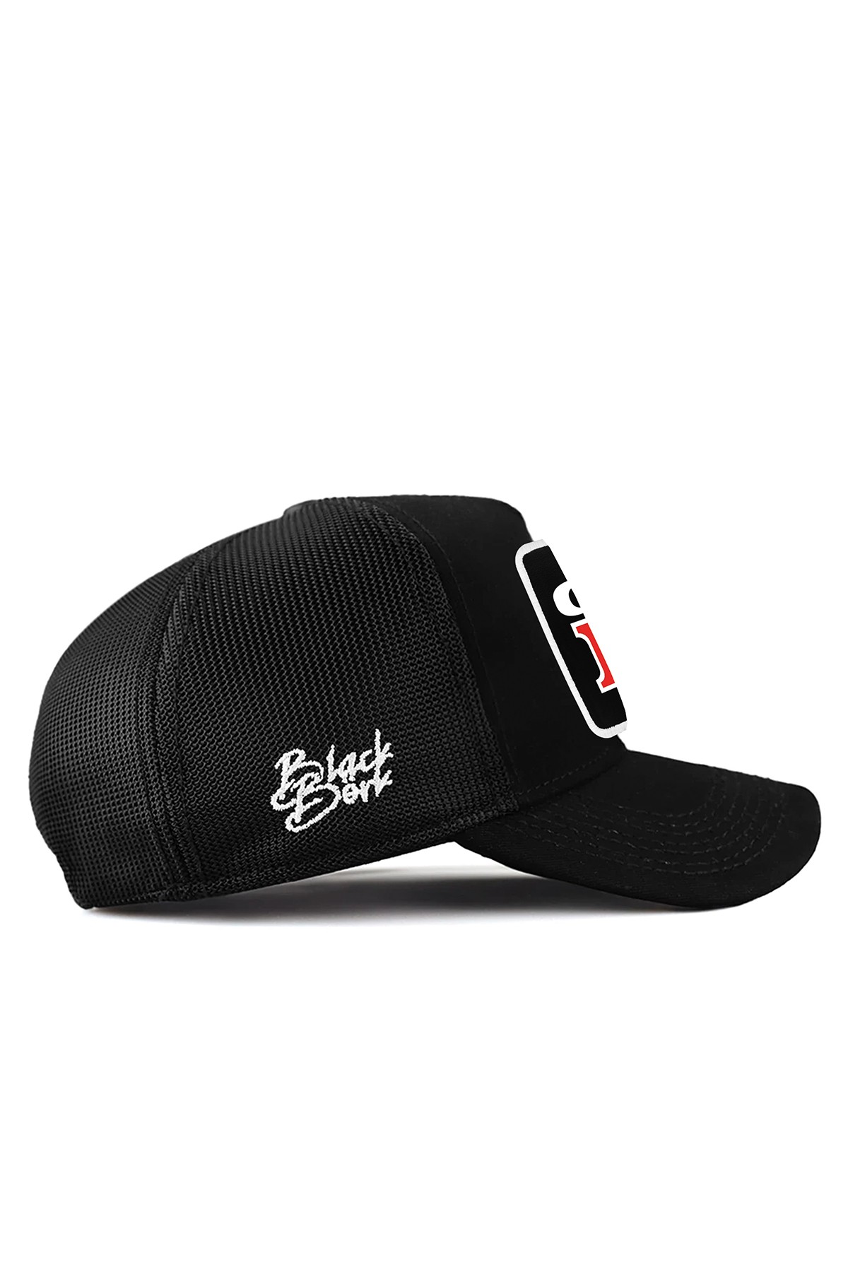GTR Logolu Siyah Trucker Şapka
