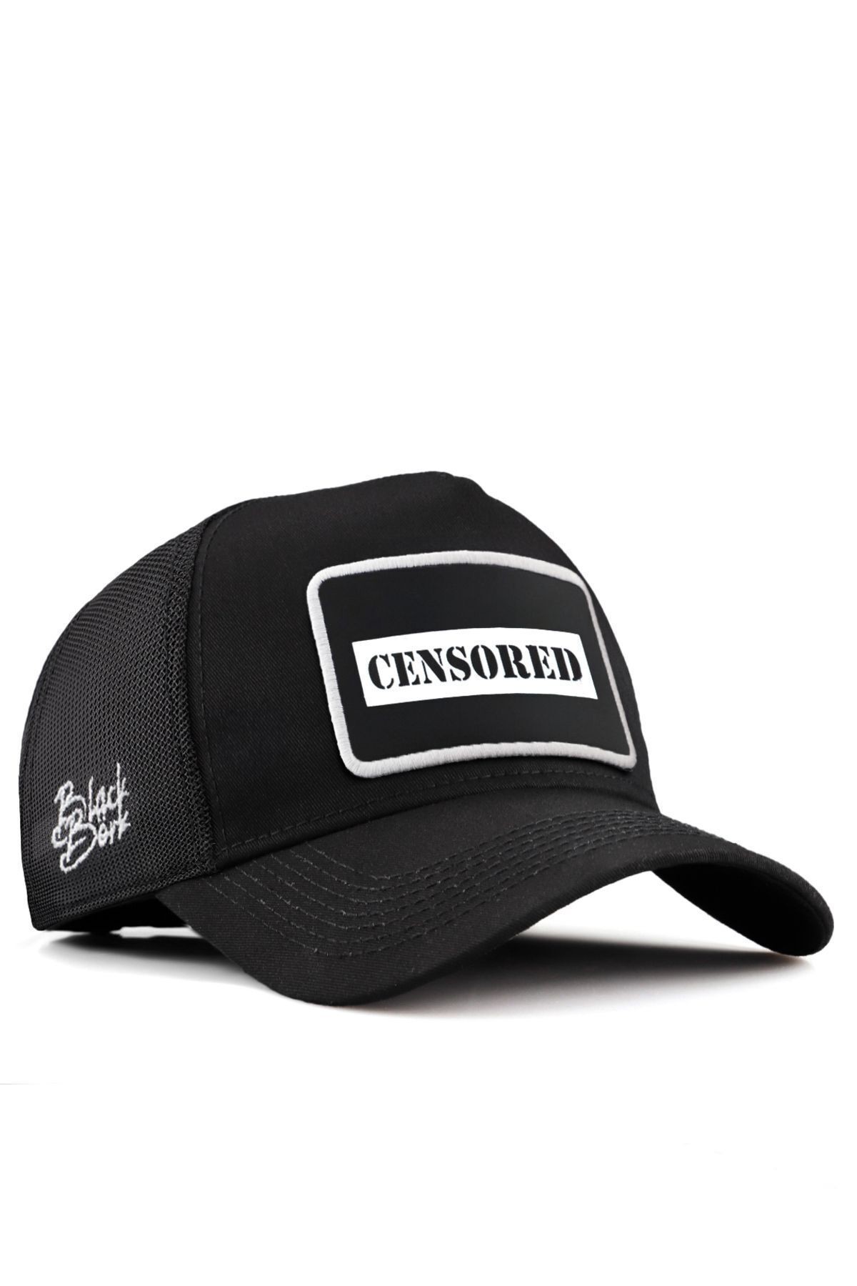 Censored Logolu Siyah Trucker Şapka