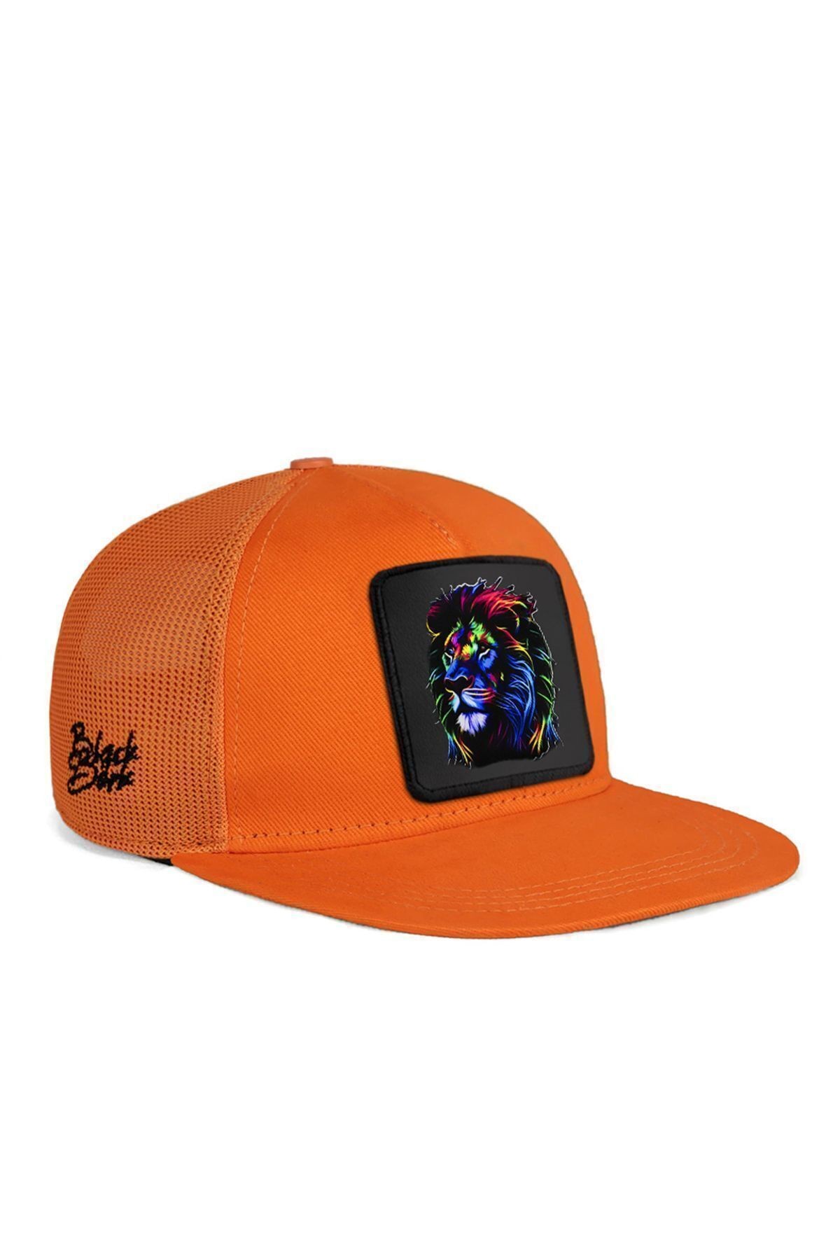 Hip Hop Kids Aslan Logolu Turuncu Çocuk Trucker Şapka