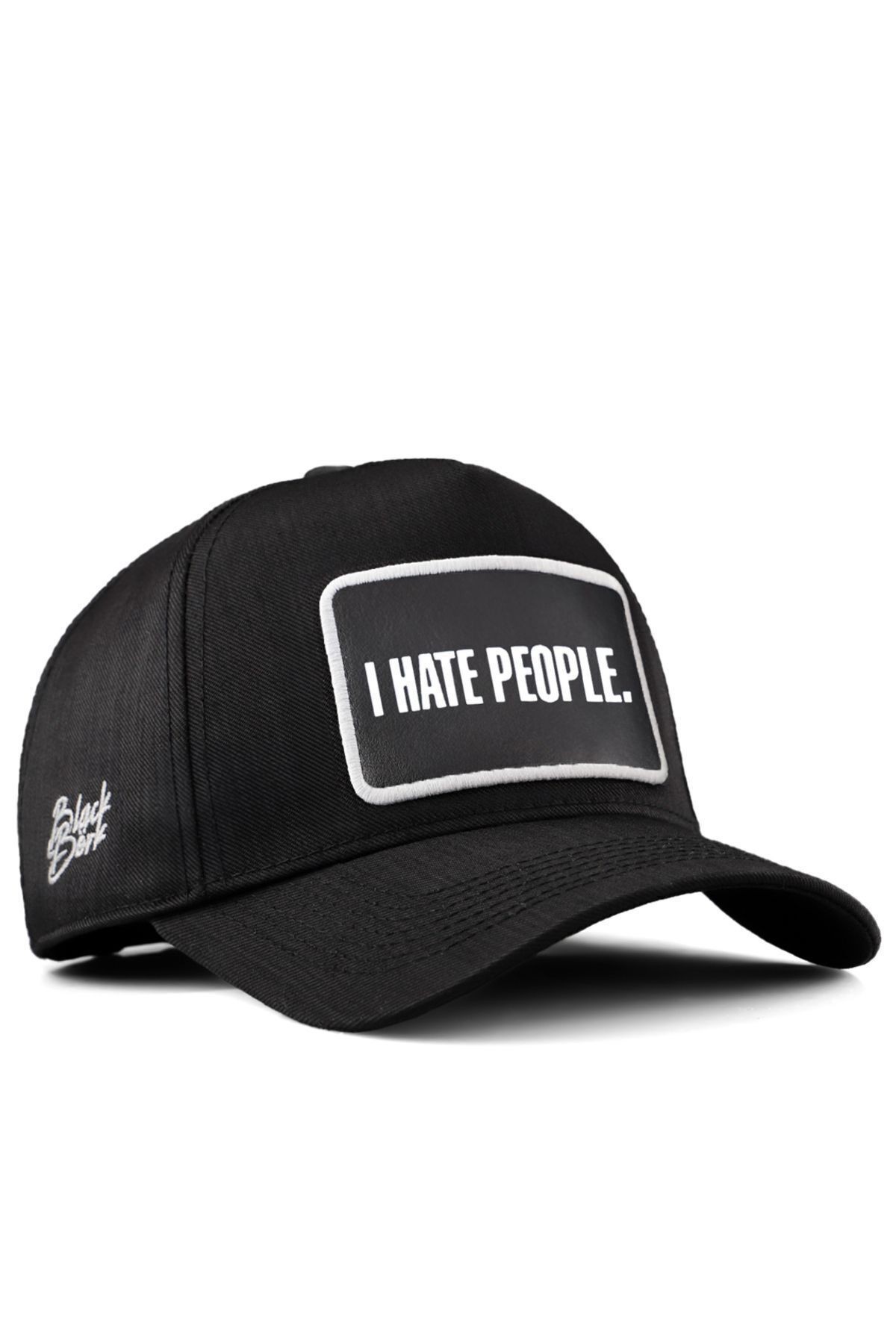 Cordura I Hate People Logolu Siyah Beyzbol Şapka
