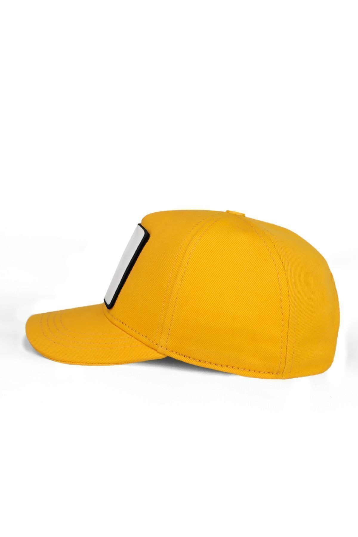 Kids Kovboy Logolu Sarı Çocuk Beyzbol Şapka