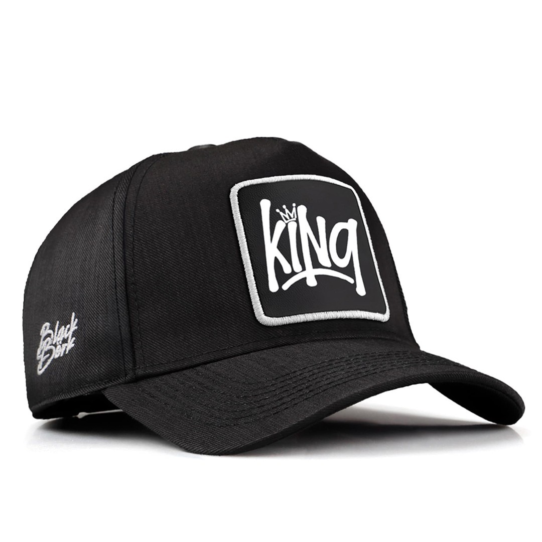 Siyah Cordura Kumaş Şapka (Cap) - King - 2SB Kod Logolu