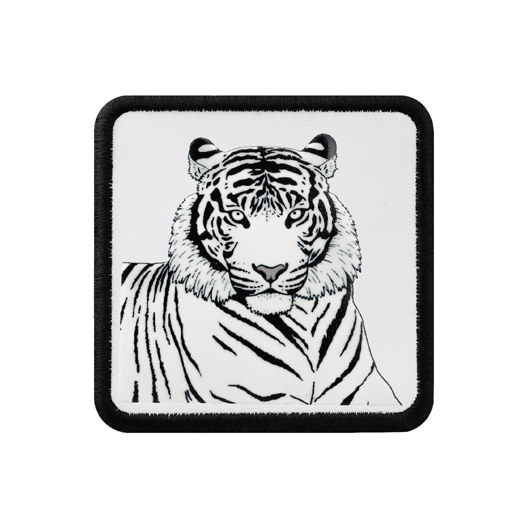 V1 Bengal Tiger - Unisex White Bench (Patch) with 1bs Code Logo