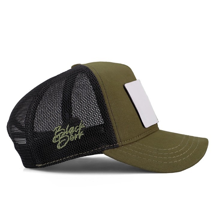 Khaki-Black Hat (Cap)