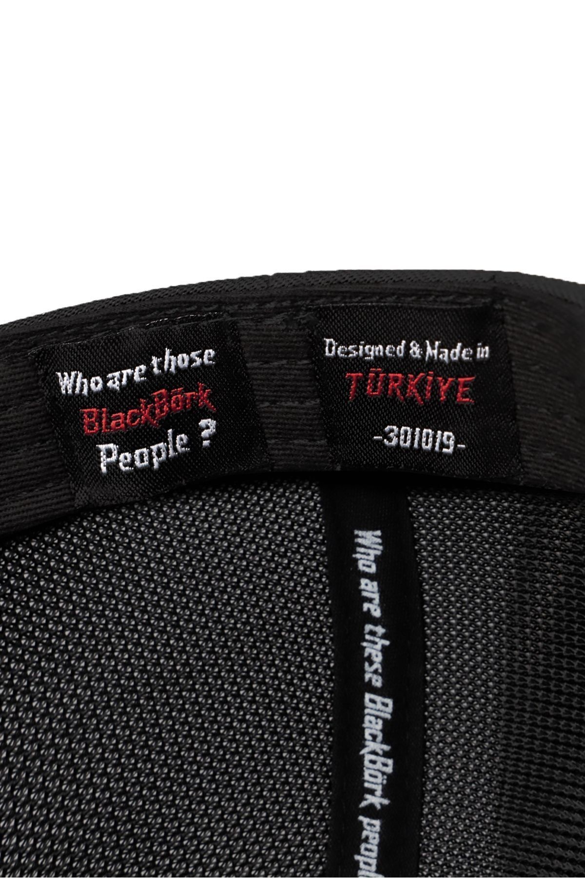 Cordura Limited Edition Logolu Siyah Trucker Şapka