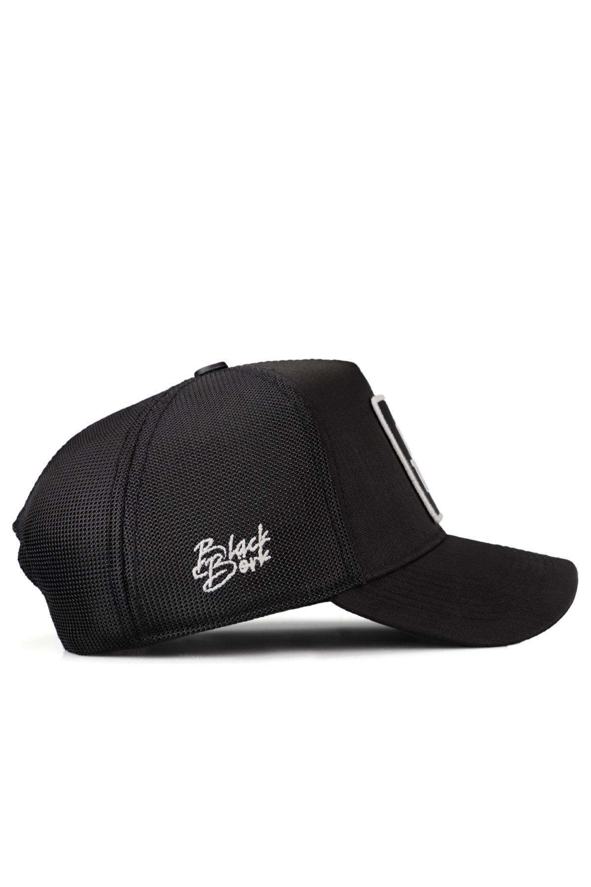Cordura Limited Edition Logolu Siyah Trucker Şapka