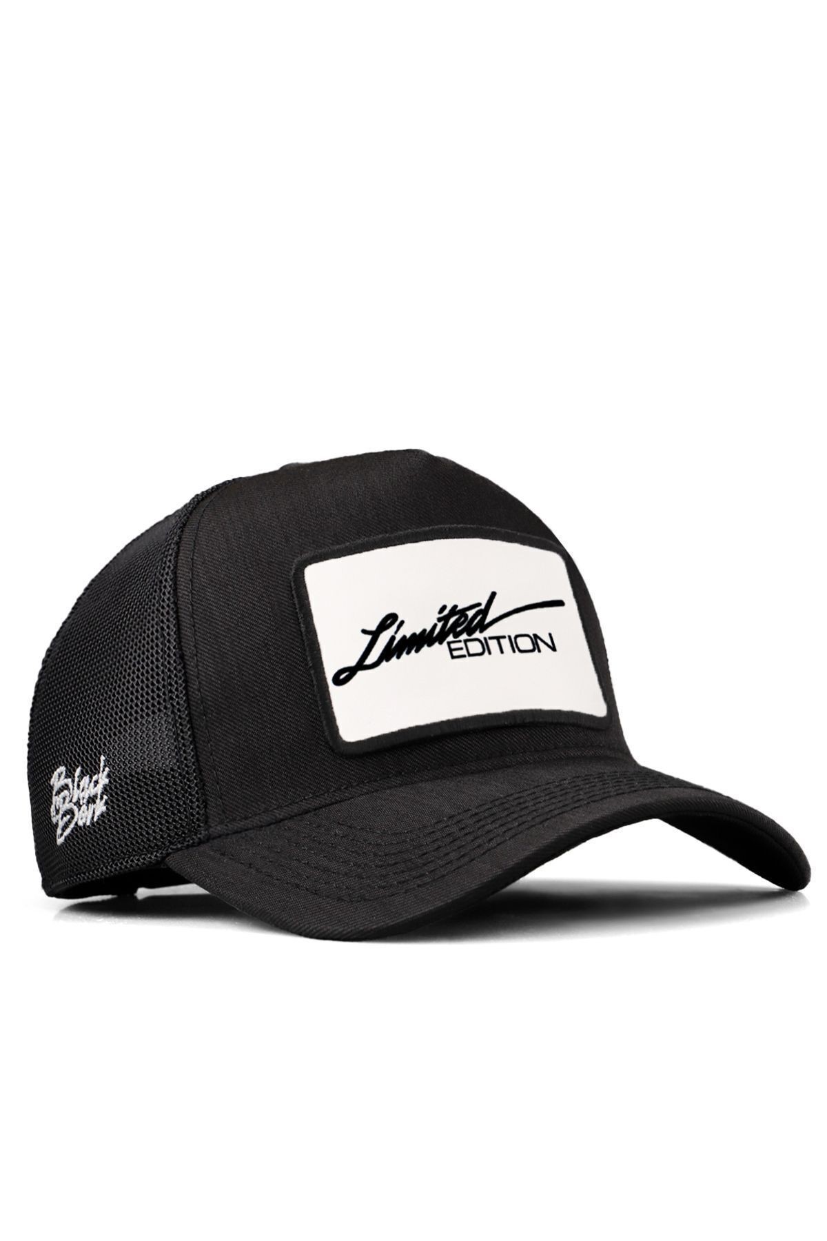 Cordura Limited Edition Logolu Siyah Trucker Şapka