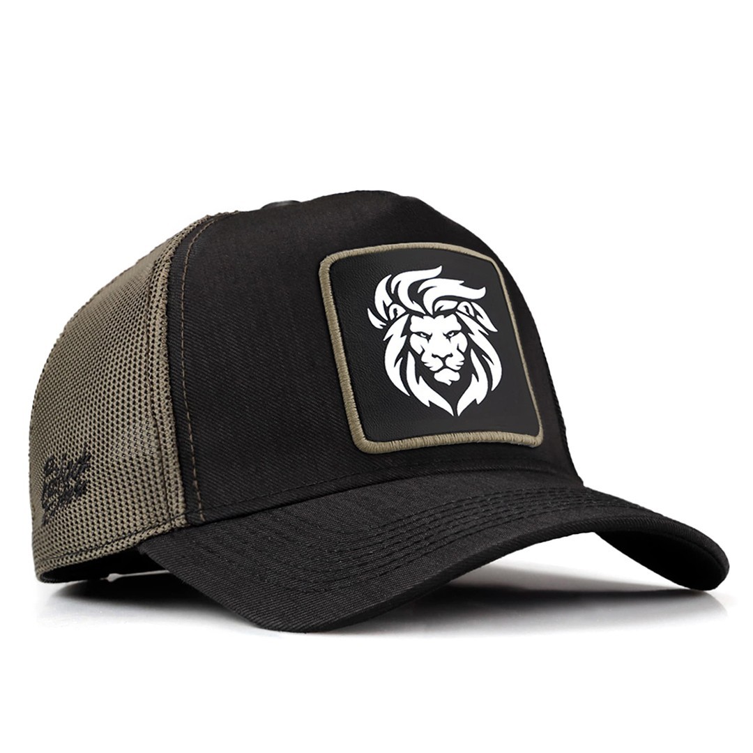 Siyah-Haki Cordura Kumaş Şapka (Cap)