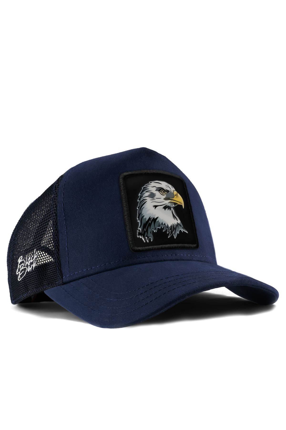 Kartal Logolu Lacivert Trucker Şapka