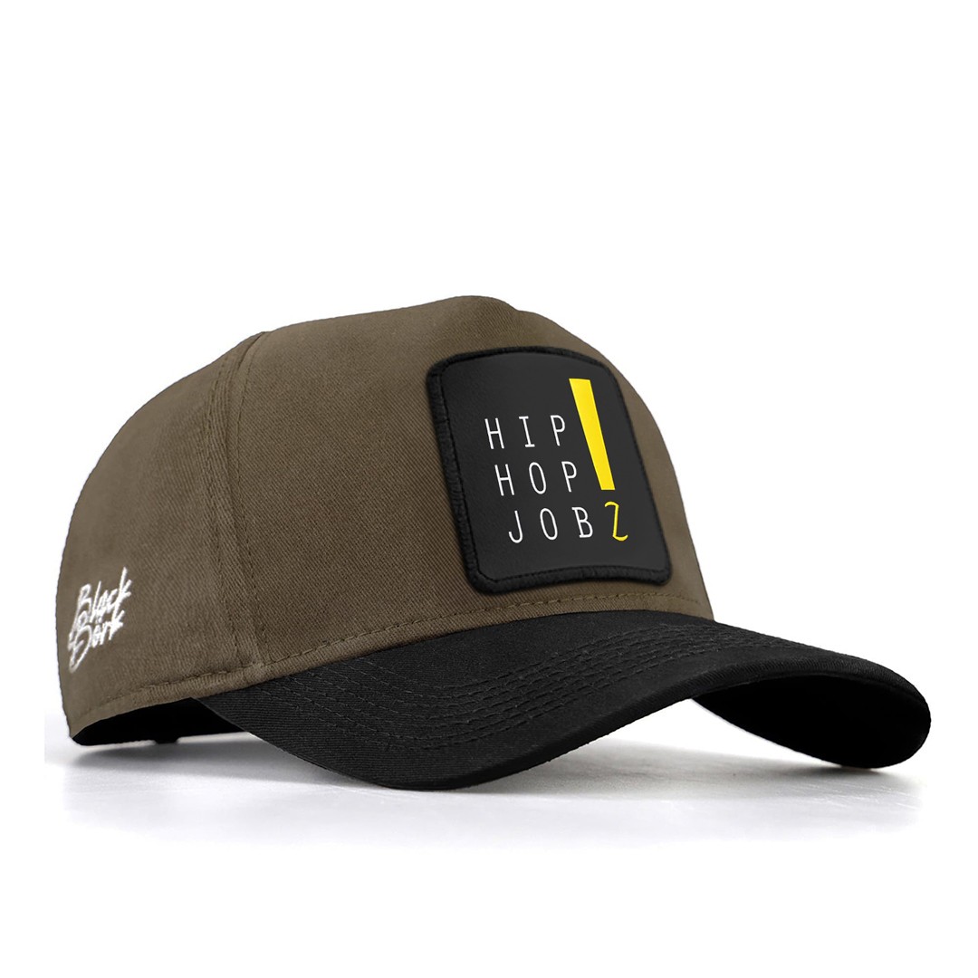 Joker Black Peaked - Khaki Hat (Cap)