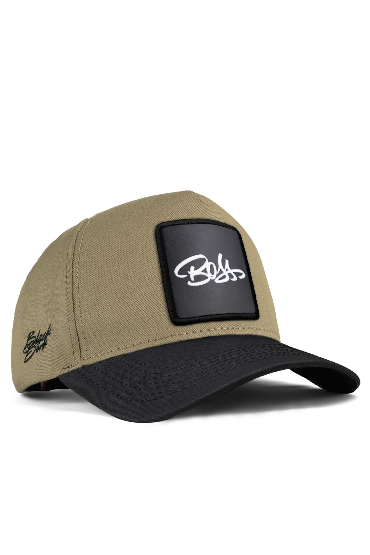 Boss Logolu Siyah-Vizon Trucker Şapka