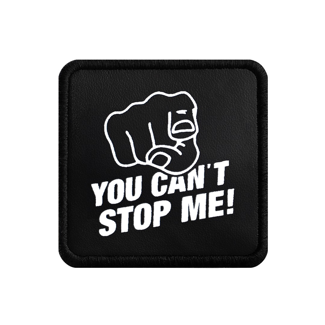 V1 You Can't Stop Me - 2 Kod Logolu Unisex Siyah-Siyah Bench (Patch)