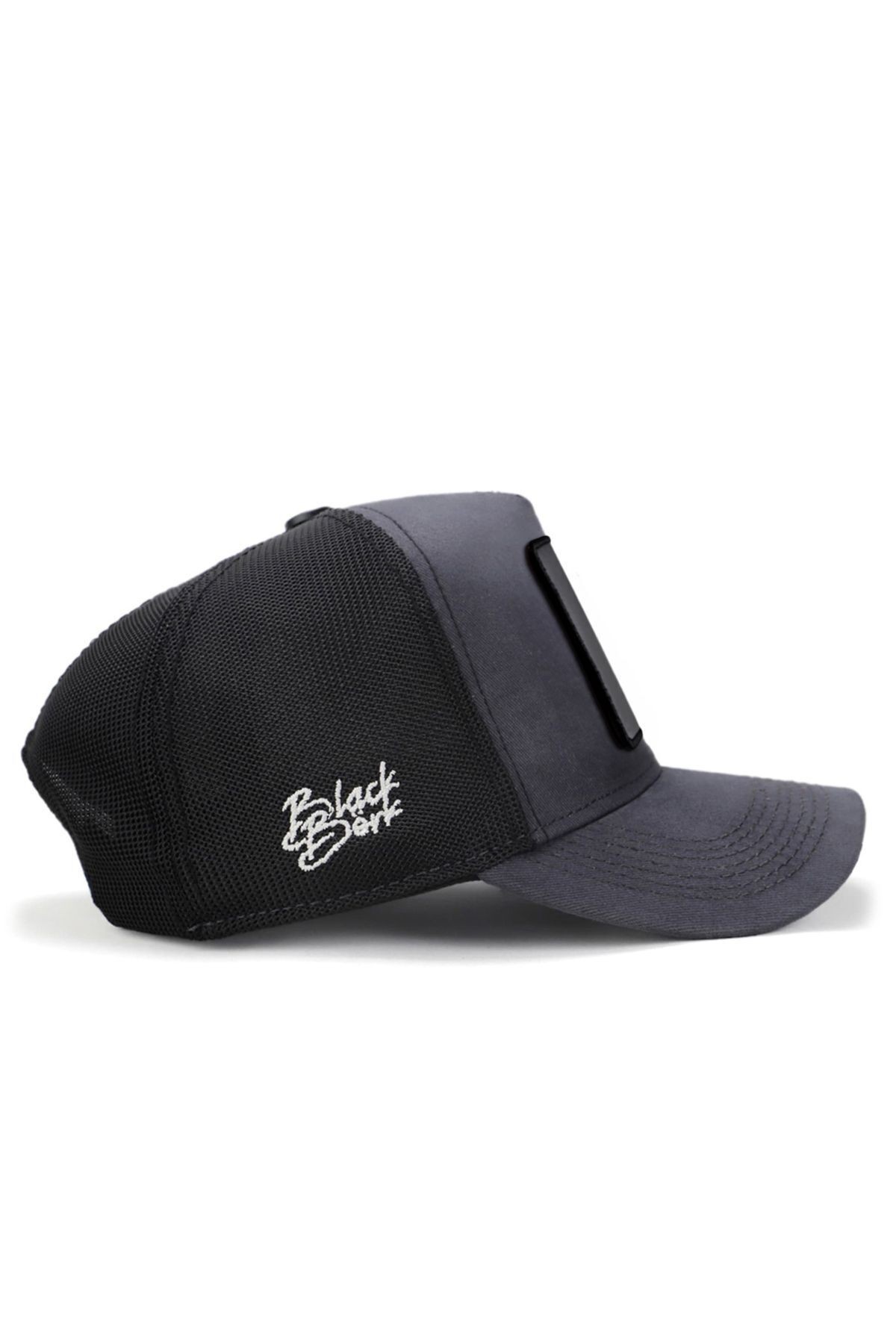 Ikon - 1 Kaan Lisanlı Antrasit-Siyah Trucker Şapka