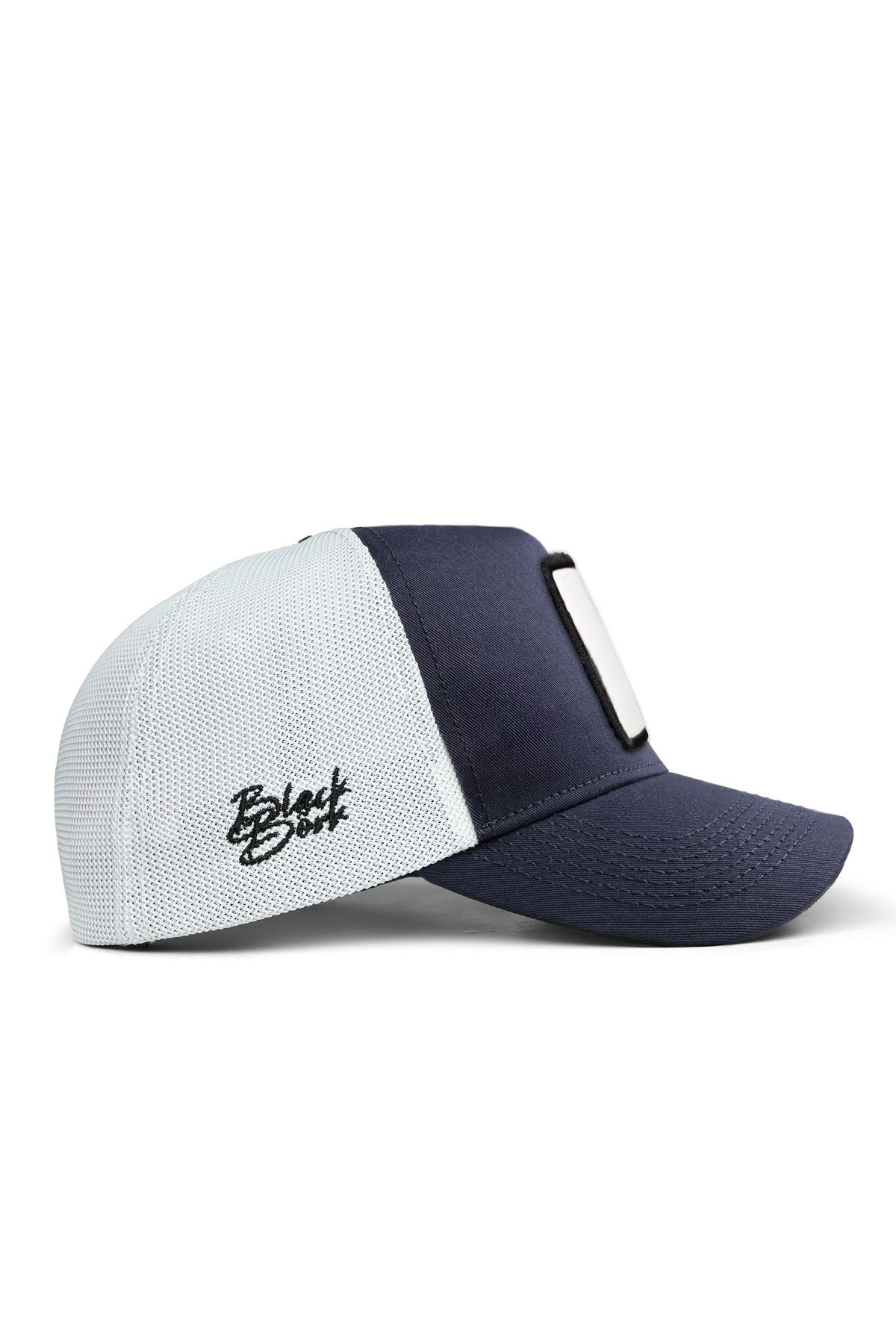 Hot Girl Club Logolu Lacivert-Beyaz Trucker Şapka
