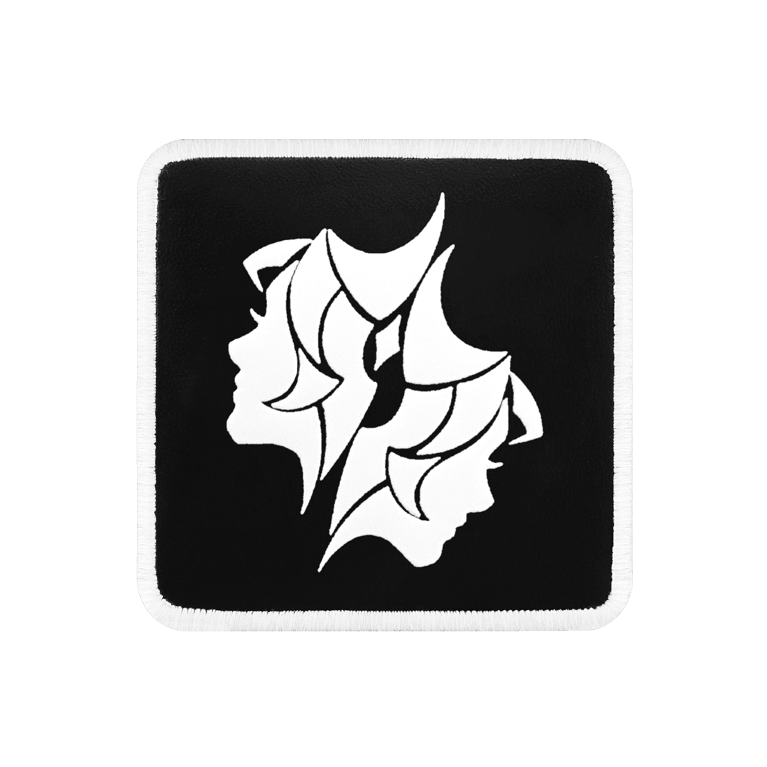 V1  İkizler Burcu - 1 Kod Logolu Unisex Siyah Bench (Patch)