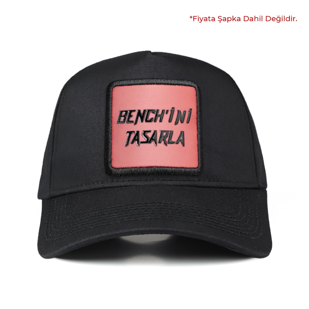 V1 Kırmızı-Siyah Benchini Tasarla Unisex Bench (Patch)