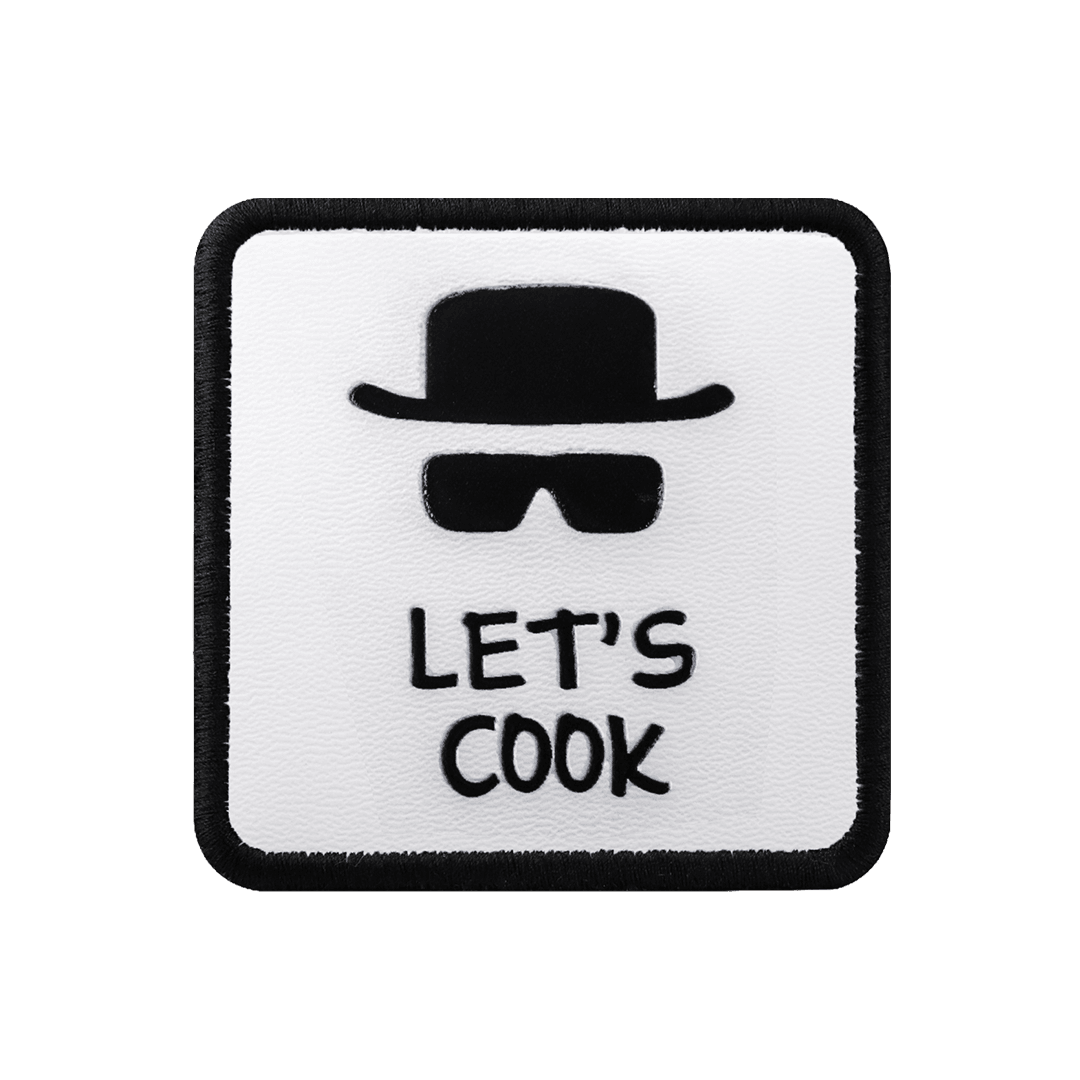 V1 Let's Cook - 1bs Kod Logolu Beyaz-Siyah Bench (Patch)